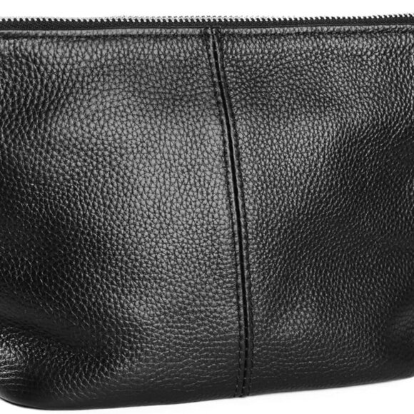 Genuine Leather Wristlet Clutch Wallet Purses Small Crossbody Bags for Women wit - Picture 1 of 7